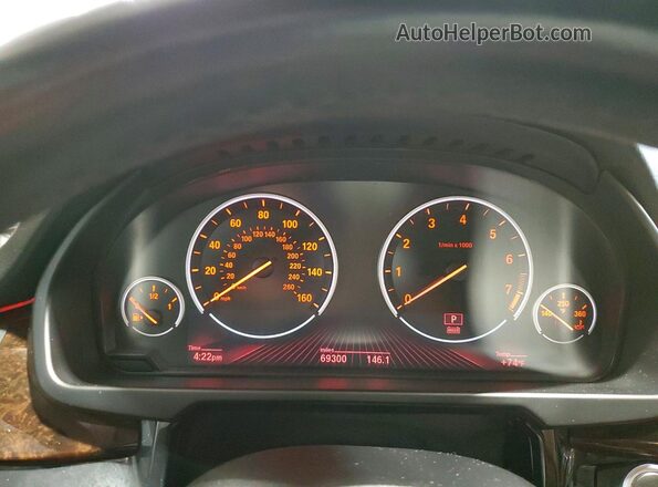 5UXKT0C56G0S75534 2016 BMW X5 Gray Vista de los asientos traseros