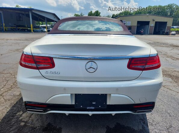 WDDXK8CB9HA024118 2017 MERCEDES-BENZ S White Vista interior delantera