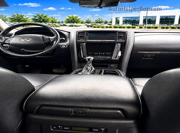 JN8AZ2AE8M9269966 2021 INFINITI QX80 Синий Вид задних сидений