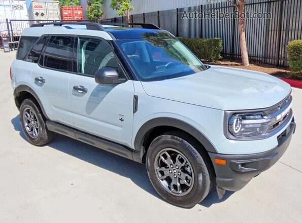 3FMCR9B64PRE04496 2023 FORD BRONCO Синий Задняя левая четверть