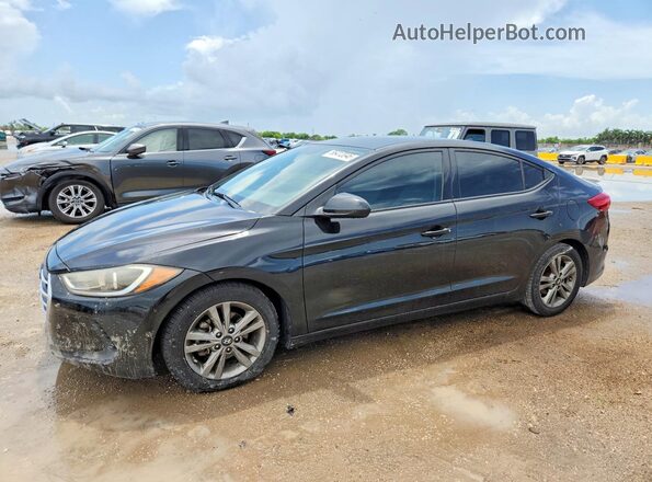 5NPD84LF0JH304791 2018 HYUNDAI ELANTRA Black Trasero izquierdo