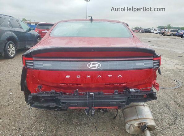 KMHL64JA1SA436987 2025 HYUNDAI SONATA Red Սալոնի դիմացի տեսք