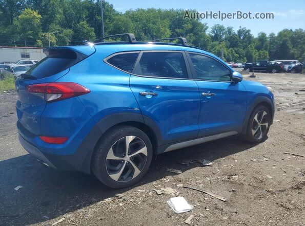 KM8J3CA22HU302905 2017 HYUNDAI TUCSON Blue Przód prawy