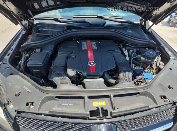 4JGED6EB7JA111109 2018 MERCEDES-BENZ GLE Black Vista del compartimento del motor