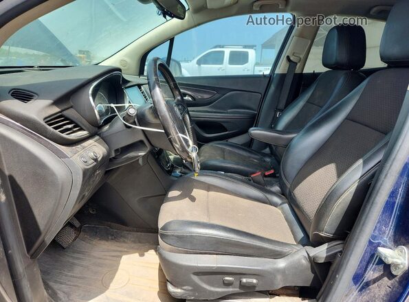 KL4CJASB6KB787696 2019 BUICK ENCORE Blue Dashboard view