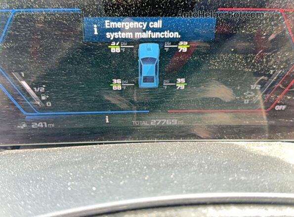 5YM23CS06S9Z98899 2025 BMW XM Black Widok zestawu wskaźników