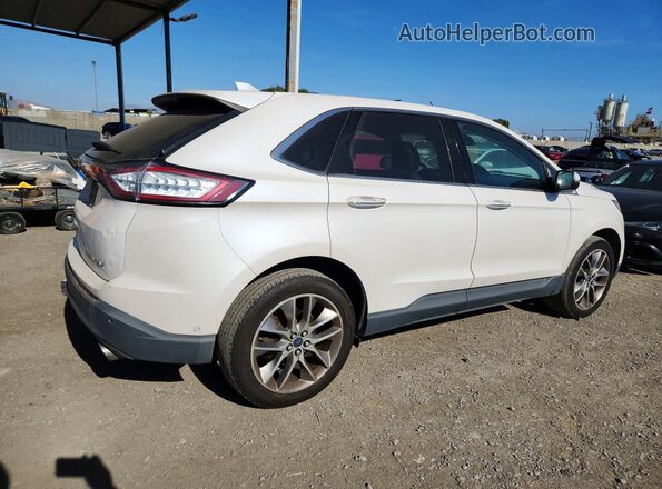 2FMPK3K8XGBB78628 2016 FORD EDGE Белый Передняя правая четверть