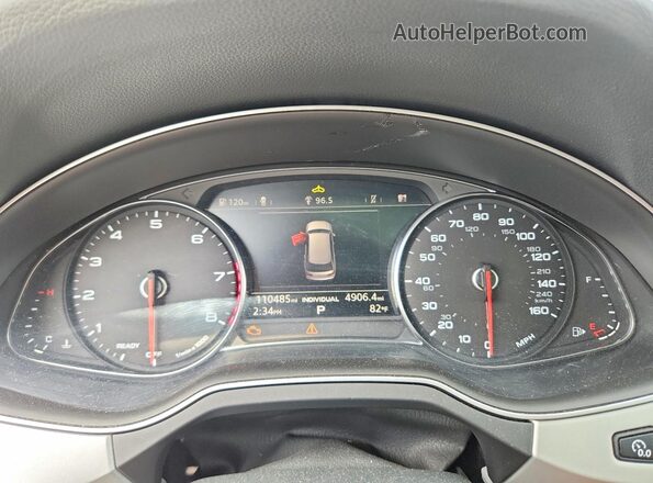 WA1AHAF71KD017063 2019 AUDI Q7 Gray Հետևի նստատեղերի տեսք