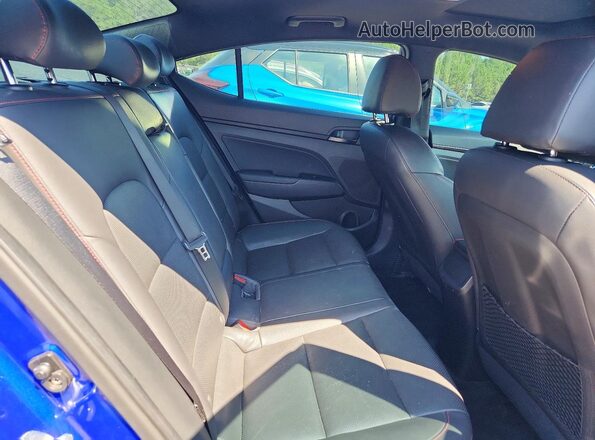 KMHD04LB1LU993975 2020 HYUNDAI ELANTRA Blue Vista interior trasera