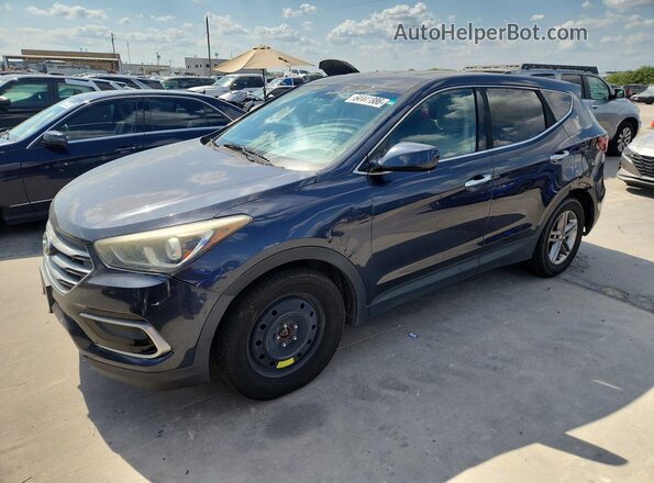 5XYZT3LB7HG410961 2017 HYUNDAI SANTA Blue Задня ліва чверть