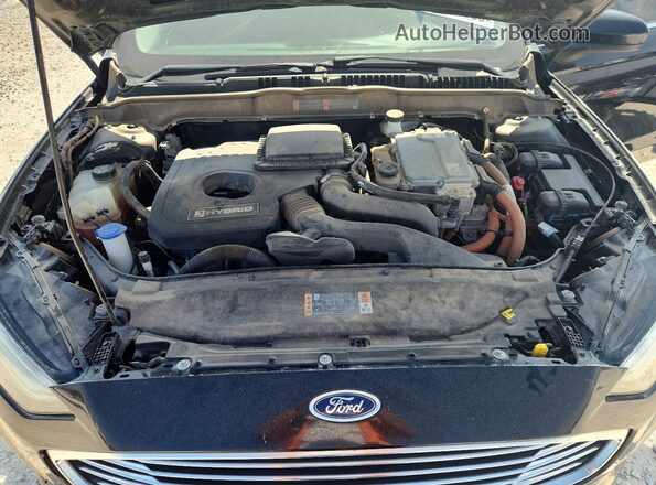 3FA6P0LU5KR235216 2019 FORD FUSION Black Widok komory silnika