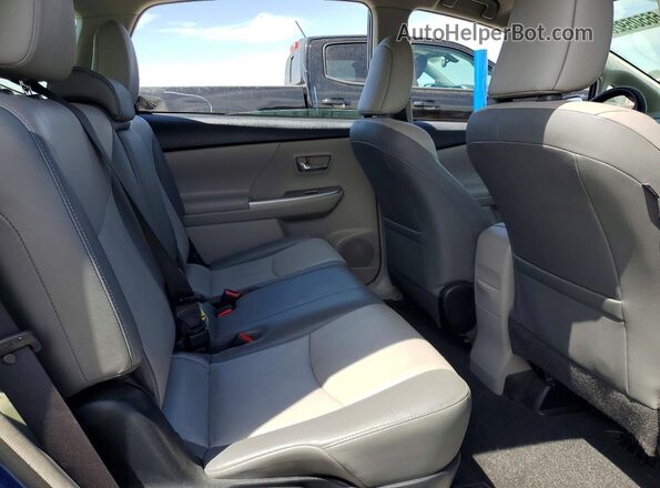 JTDZN3EU7GJ051392 2016 TOYOTA PRIUS Blue Вид задньої частини салону