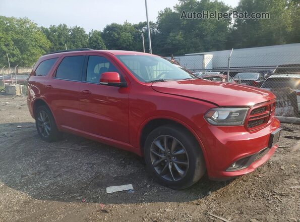 1C4RDJDG2JC362291 2018 DODGE DURANGO Red Widok z przodu