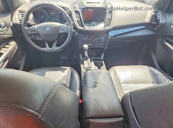 1FMCU9J90HUA64915 2017 FORD ESCAPE Silver Вид щитка приладів