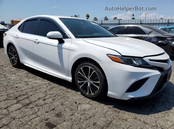4T1B11HK3KU161905 2019 TOYOTA CAMRY Белый Вид спереди
