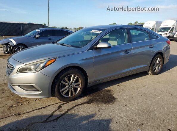 5NPE24AF5HH548942 2017 HYUNDAI SONATA Gray Задня ліва чверть