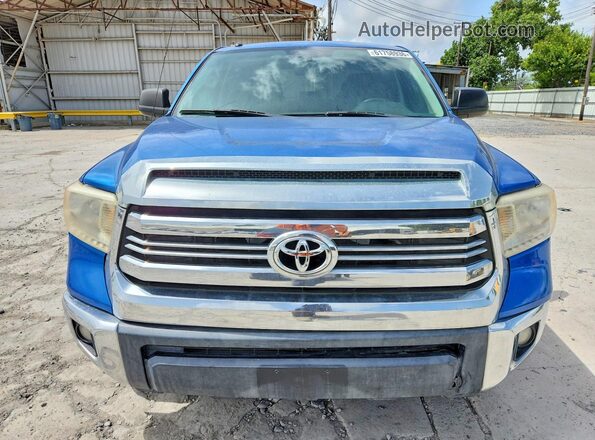 5TFEM5F11HX112753 2017 TOYOTA TUNDRA Blue Հետևի տեսք