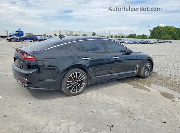KNAE25LA4J6012228 2018 KIA STINGER Black წინა მარჯვენა
