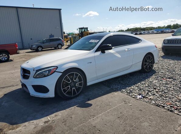 WDDWJ6EB8HF452927 2017 MERCEDES-BENZ C White Tył lewy