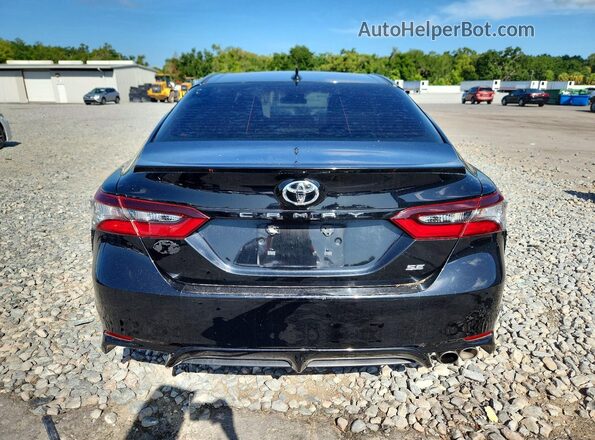 4T1G11AK4NU630472 2022 TOYOTA CAMRY Black წინა სალონის ხედი