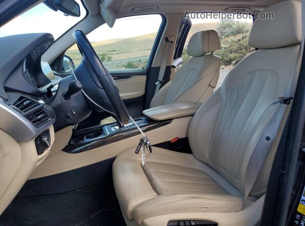 5UXKR6C54G0J80729 2016 BMW X5 Charcoal Vista del salpicadero