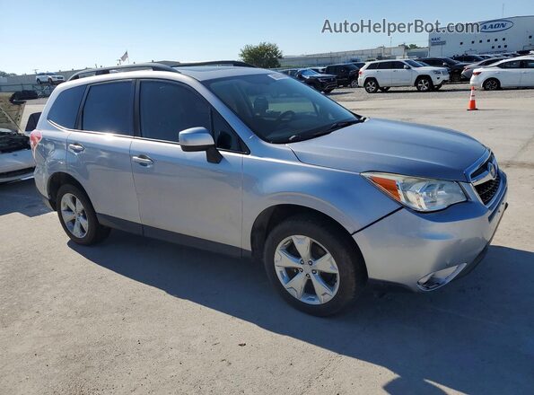JF2SJADCXGH548889 2016 SUBARU FORESTER Silver Front view