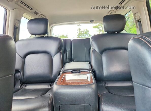 JN8AY2NE8H9702950 2017 NISSAN ARMADA Black Սալոնի հետևի տեսք