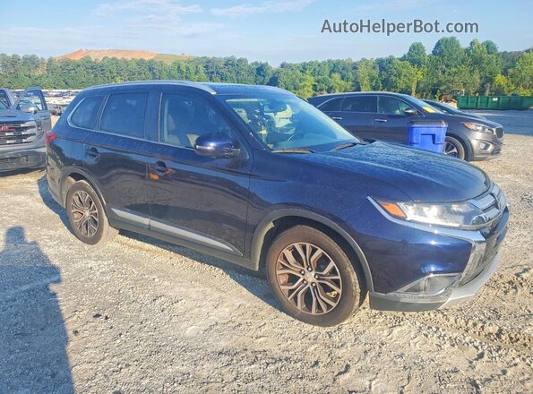 JA4AD3A32JJ003040 2018 MITSUBISHI OUTLANDER Синий Вид спереди