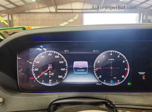 WDDUG8GB0JA406235 2018 MERCEDES-BENZ S Black Հետևի նստատեղերի տեսք