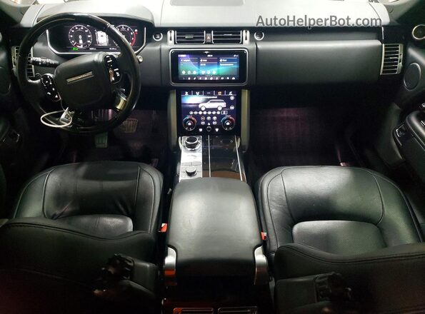 SALGS2SV7JA384697 2018 LAND ROVER RANGE Gray Widok zestawu wskaźników