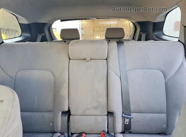 KM8SMDHF8HU223657 2017 HYUNDAI SANTA Белый Вид задней части салона