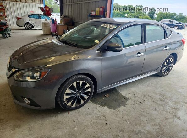 3N1AB7AP6KY315982 2019 NISSAN SENTRA Серый Задняя левая четверть