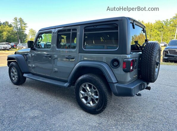 1C4HJXDN8LW245452 2020 JEEP WRANGLER Gray Передня права чверть