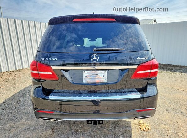 4JGDF7DE6HA887846 2017 MERCEDES-BENZ GLS-CLASS Black Widok wnętrza z przodu