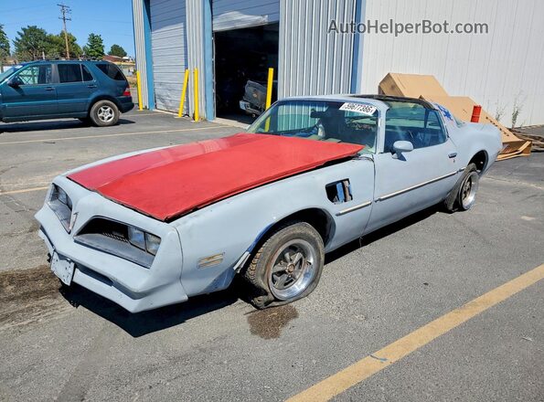 2W87K8L131774 1978 PONTIAC FIREBIRD Gray Rear left