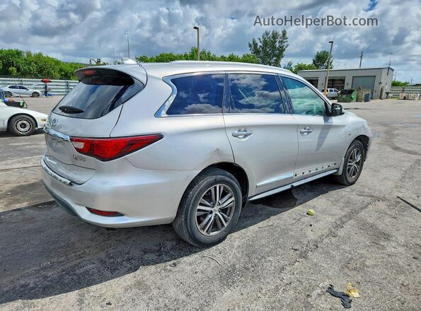 5N1DL0MM4JC505900 2018 INFINITI QX60 Silver Front right