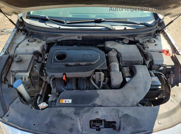 5NPE24AF7HH470647 2017 HYUNDAI SONATA Silver Շարժիչի բաժամունքի տեսք