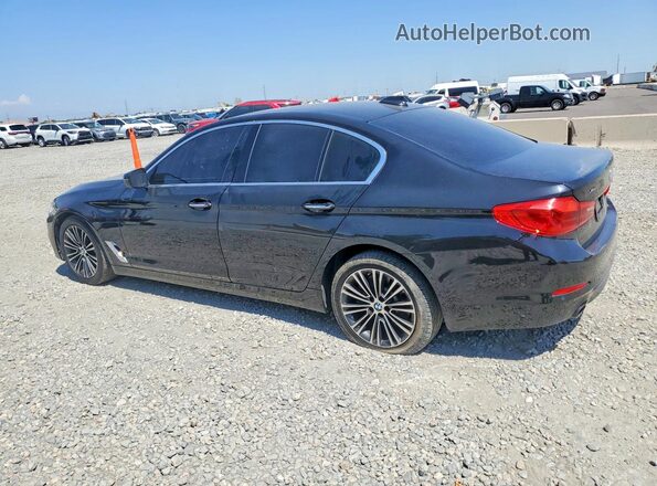 WBAJA7C38HG906929 2017 BMW 5 SERIES Черный Задняя правая четверть