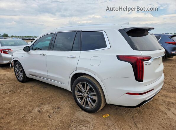 1GYKPCRS6MZ179201 2021 CADILLAC XT6 White Trasero derecho