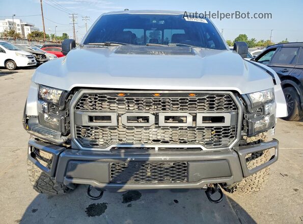 1FTFW1RG8HFC50397 2017 FORD F150 Silver Widok z tyłu
