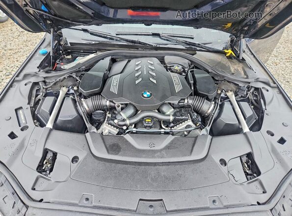 WBA7U2C09LBM62153 2020 BMW 7 SERIES Blue Engine compartment view