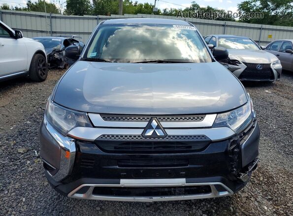JA4AD2A35LZ004570 2020 MITSUBISHI OUTLANDER Gray უკანა ხედი