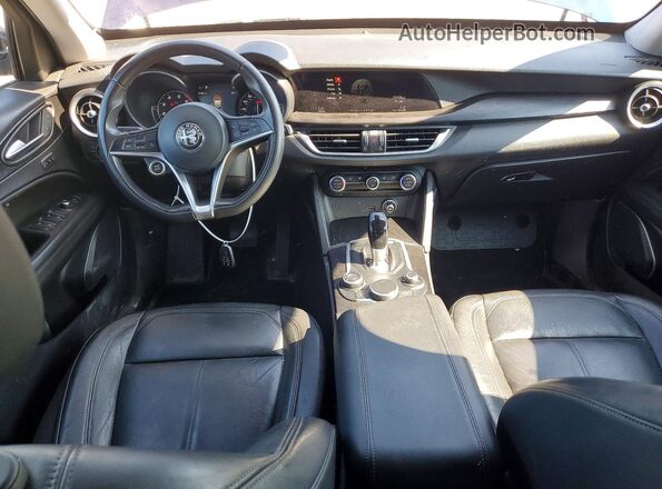 ZASFAKAN6J7B81313 2018 ALFA ROMEO STELVIO Blue Սարքավորումների վահանակի տեսք