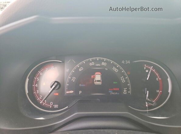 2T3A1RFVXPW353084 2023 TOYOTA RAV4 White Հետևի նստատեղերի տեսք