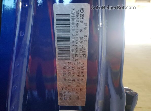 1C4HJXDN6JW241140 2018 JEEP WRANGLER Blue VIN կոդի պիտակի տեսք