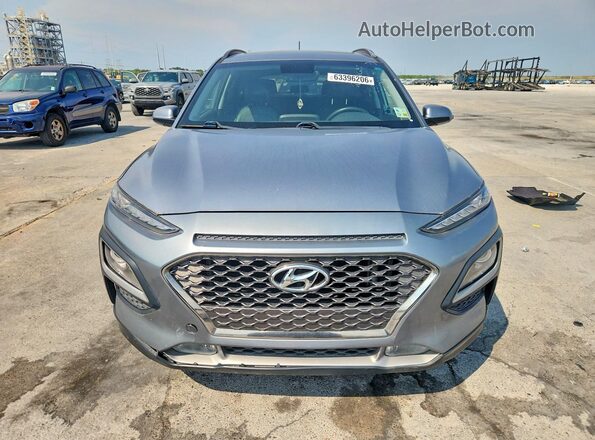 KM8K33A55JU086035 2018 HYUNDAI KONA Silver Rear view