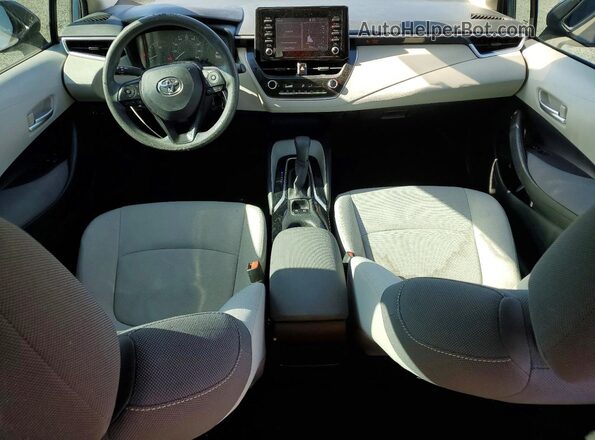 5YFDPRAE1LP055420 2020 TOYOTA COROLLA Silver ხელსაწყოთა პანელის ხედი