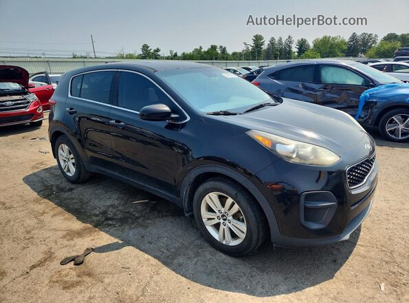 KNDPM3AC3H7234035 2017 KIA SPORTAGE Black Դիմացի տեսք