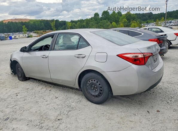 5YFBURHE3KP896868 2019 TOYOTA COROLLA Серебряный Задняя правая четверть