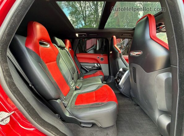 SALWZ2SE8JA191871 2018 LAND ROVER RANGE Red Rear view